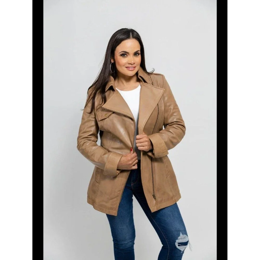 Bryant Breeze Leather Trench Coat